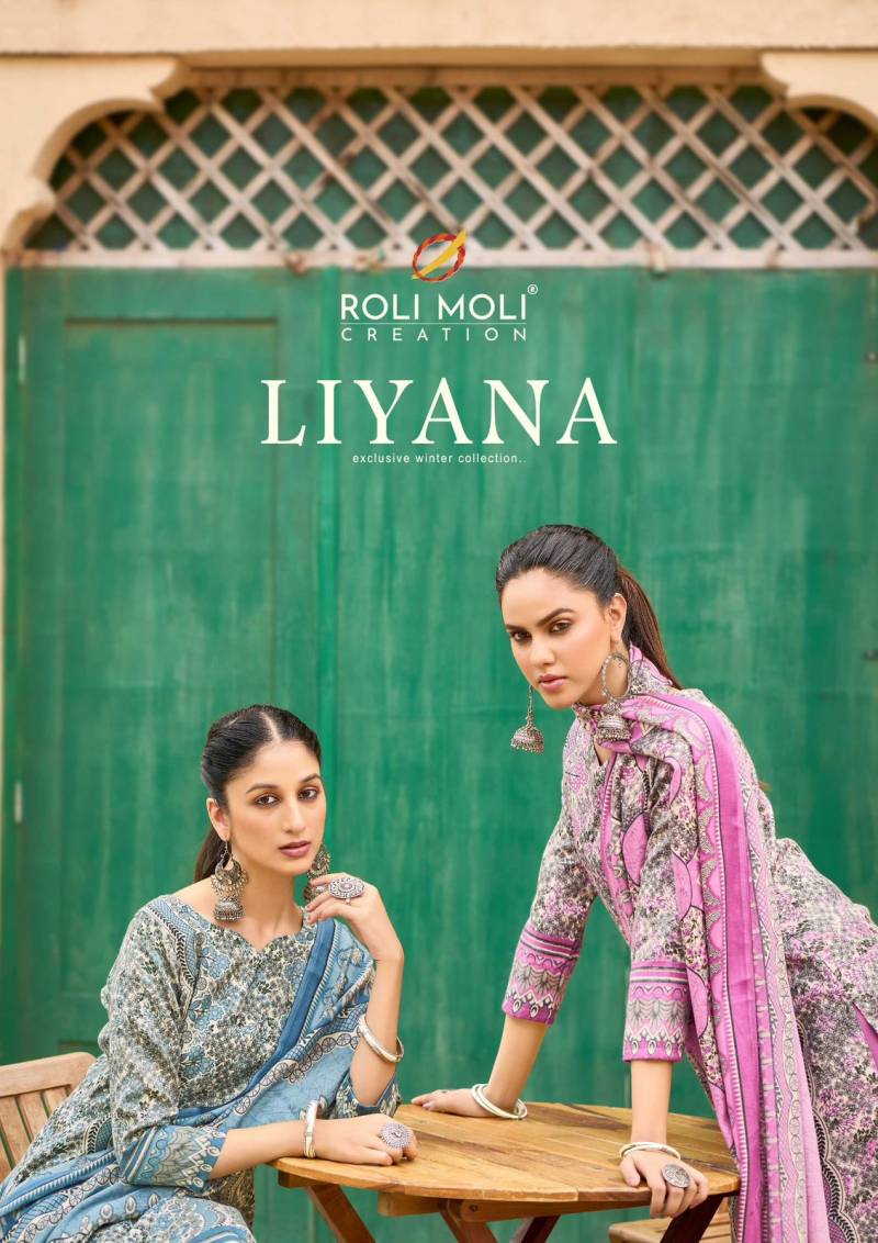 Roli Moli Liyana Designer Dress Material Collection