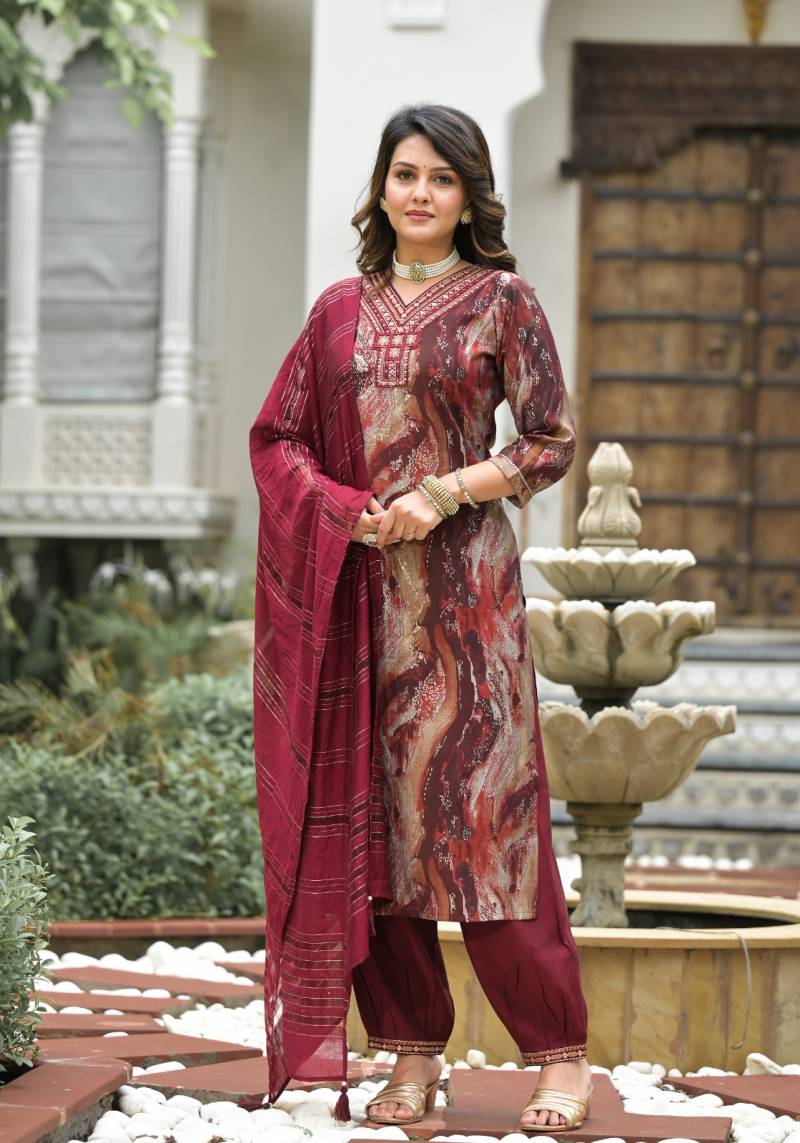 Label Khoj 9685 Printed Kurti Bottom With Dupatta
