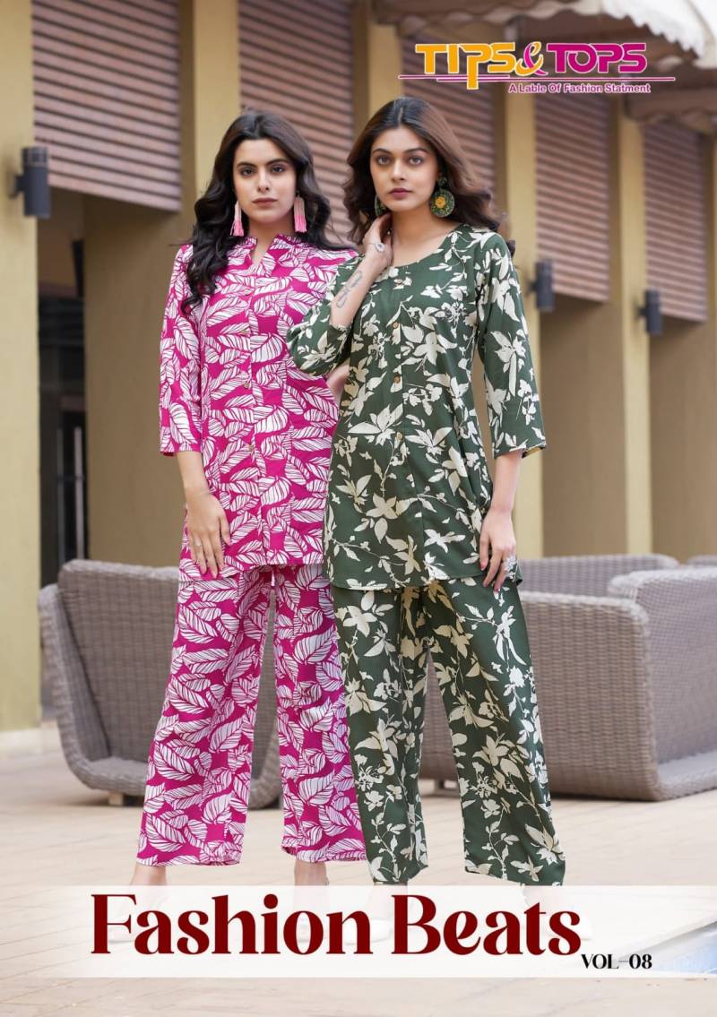 Tips And Tops Fashion Beats Vol 08 Printed Co Ord Set
