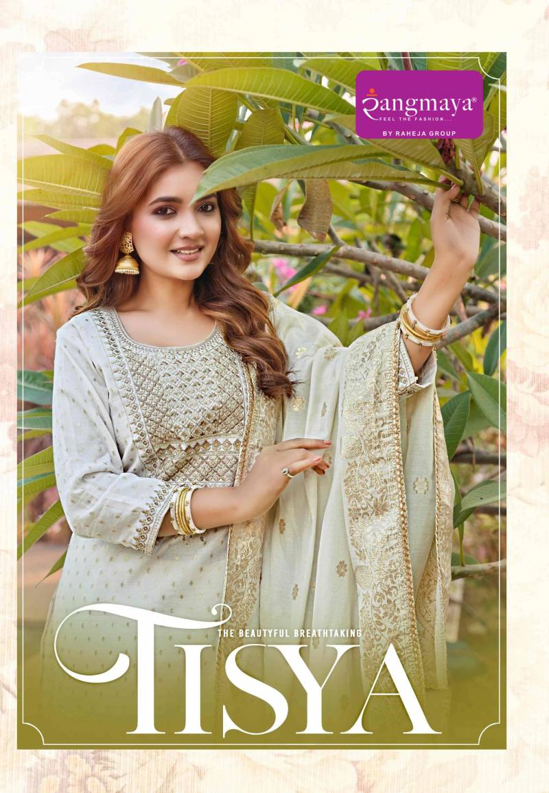 Rangmaya Tisya Designer Kurti Bottom With Dupatta