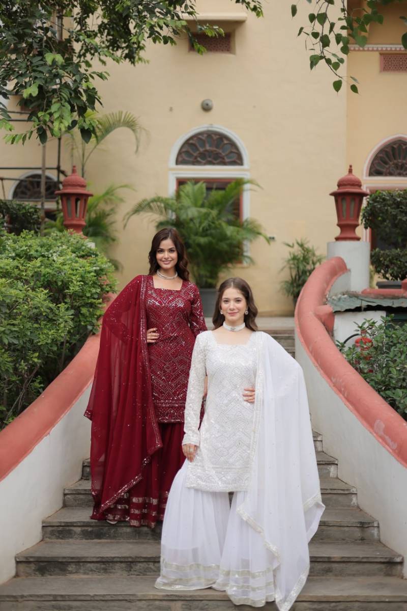 Anamika Vol 140 Designer Kurti Sharara With Dupatta Collection