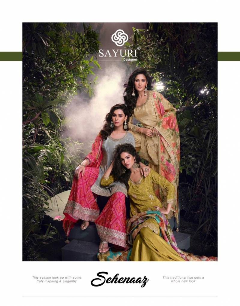 Sayuri Sehenaaz Exclusive Designer Salwar Suits Collection