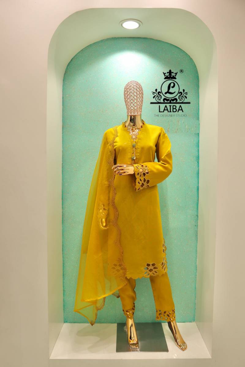 Laiba Am 7046 Slub Ready Made Pakistani Dress Collection