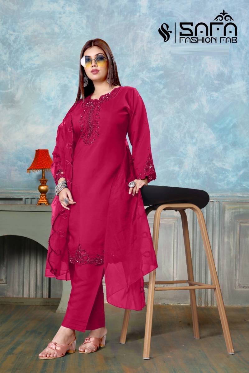 Safa Fashion Fab 1304 Pakistani Readymade Salwar Suits