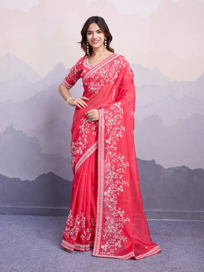 Anjali Organza Silk Designer Saree Collection