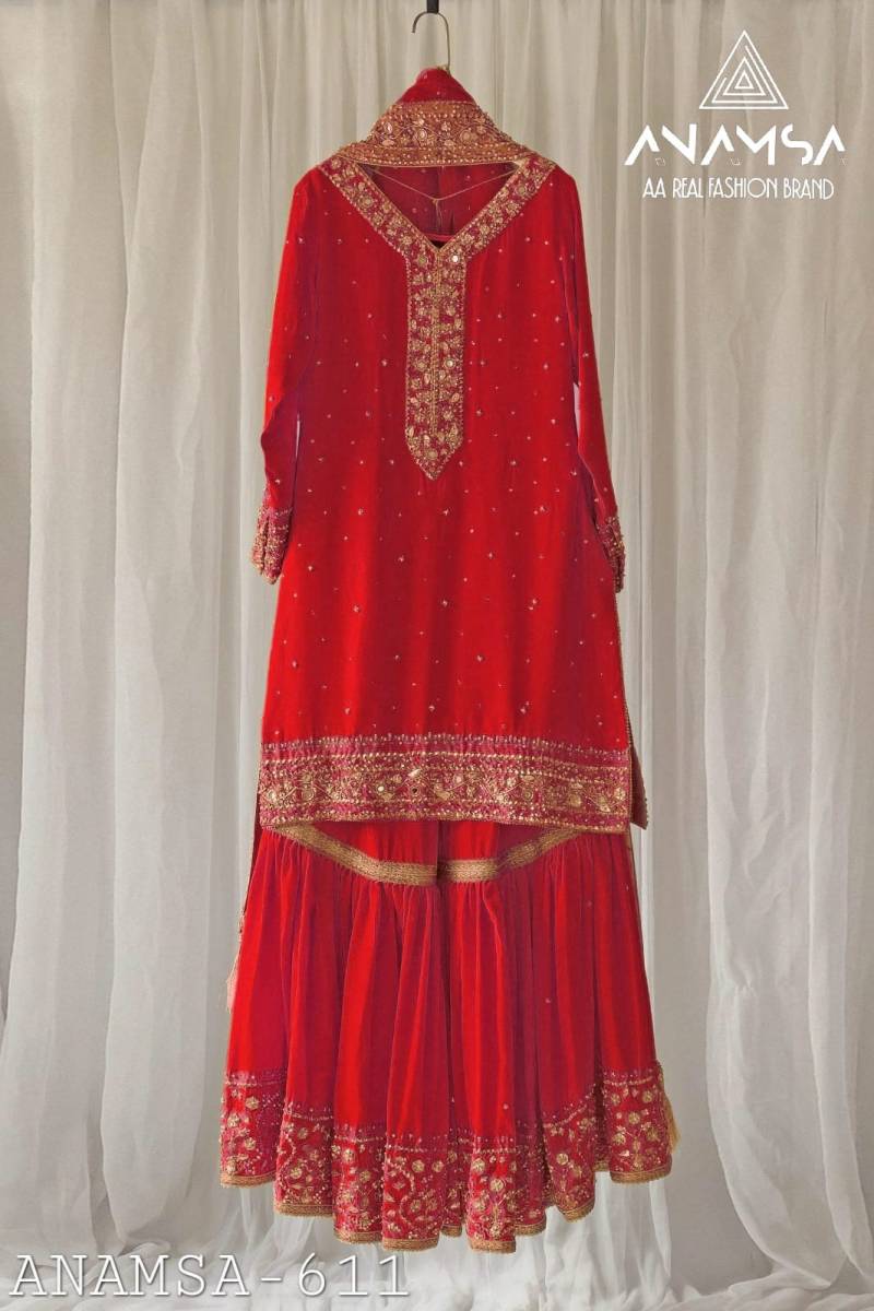 Anamsa 611 Pakistani Salwar Kameez Collection