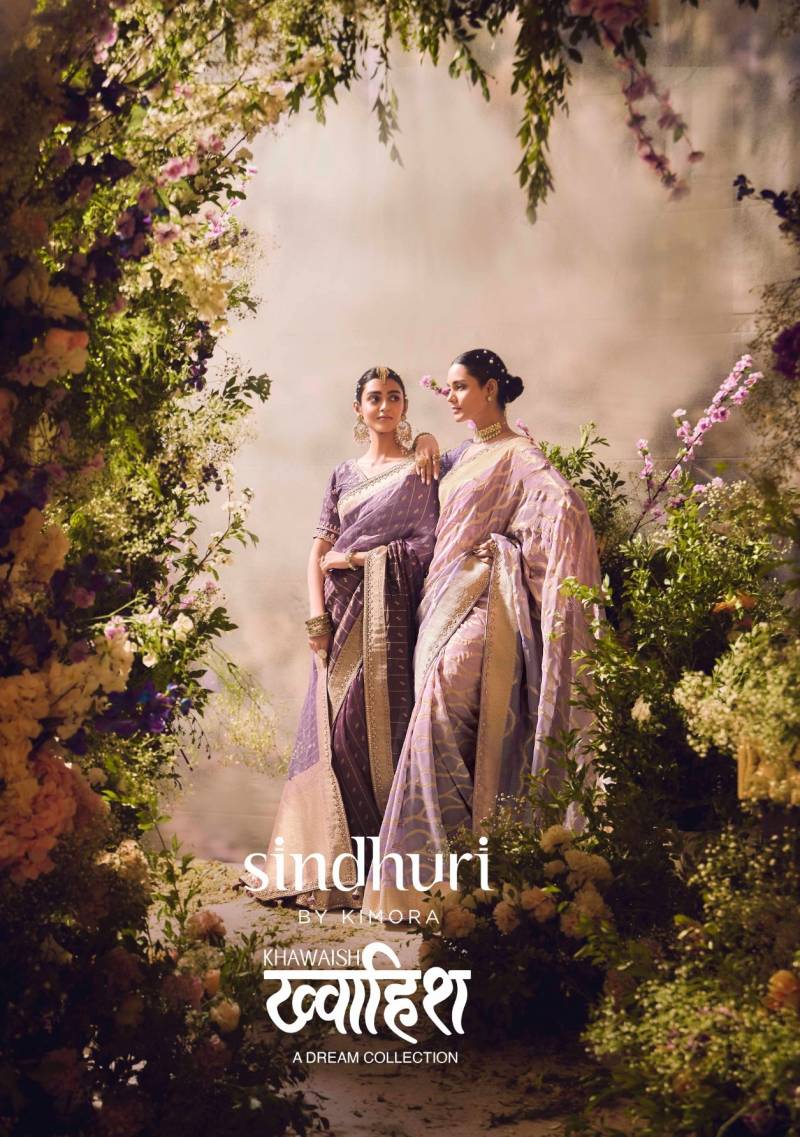 Kimora Sindhuri Khawaish Banarasi Designer Saree Collection