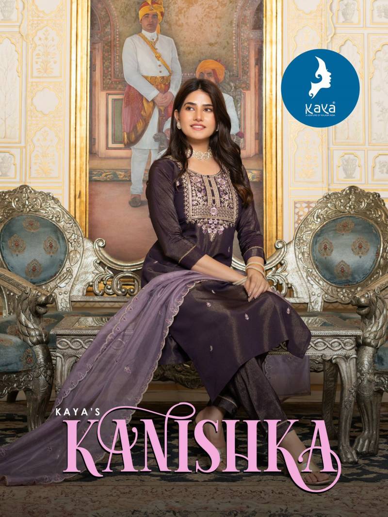 Kaya Kanishka Fancy Kurti Bottom With Dupatta Collection