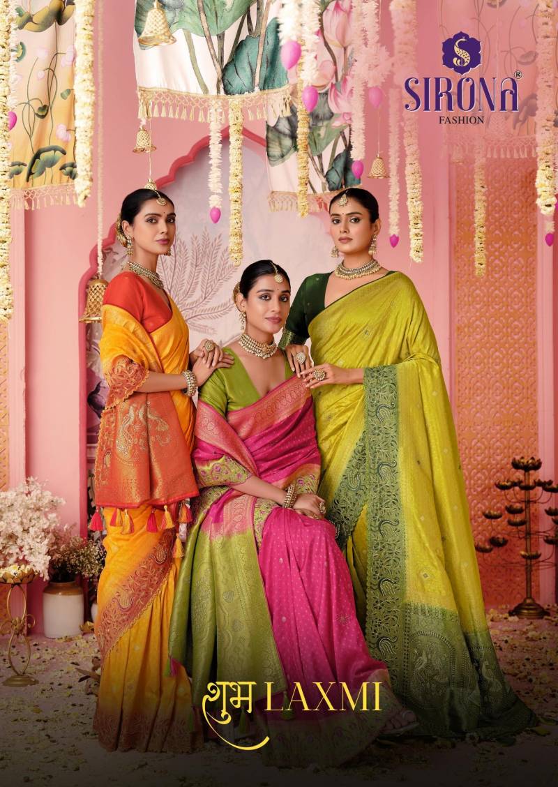 Sirona Shubh Laxmi Nylon Silk Wedding Saree Collection