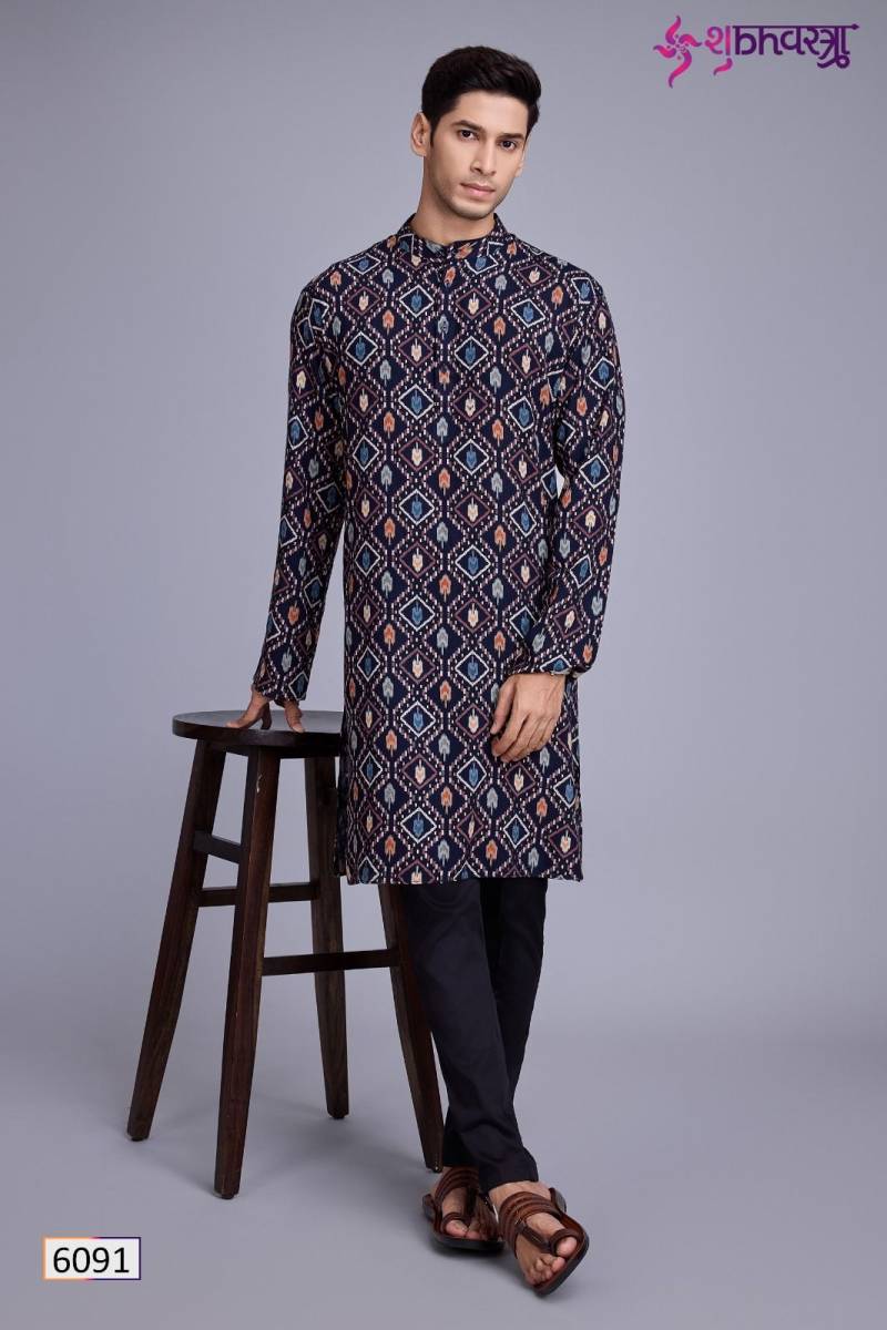 Shubhvastra Vastra Vol 9 Black Mens Kurta Collection