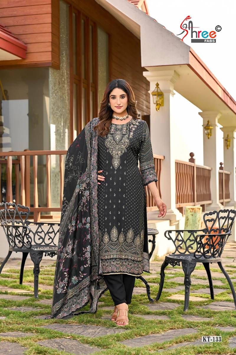 Shree Kt 133 Designer Printed Salwar Suits Collection
