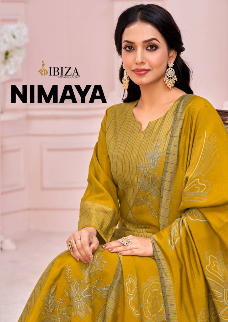 Ibiza Nimaya Printed Fancy Salwar Suits Collection