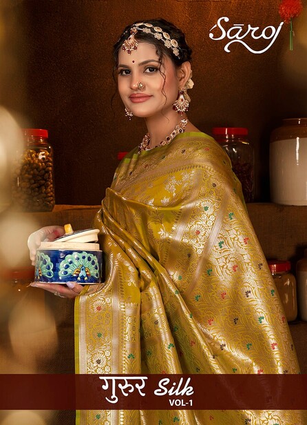 Saroj Gurur Silk Vol 1 Festive Wear Silk Saree Collection