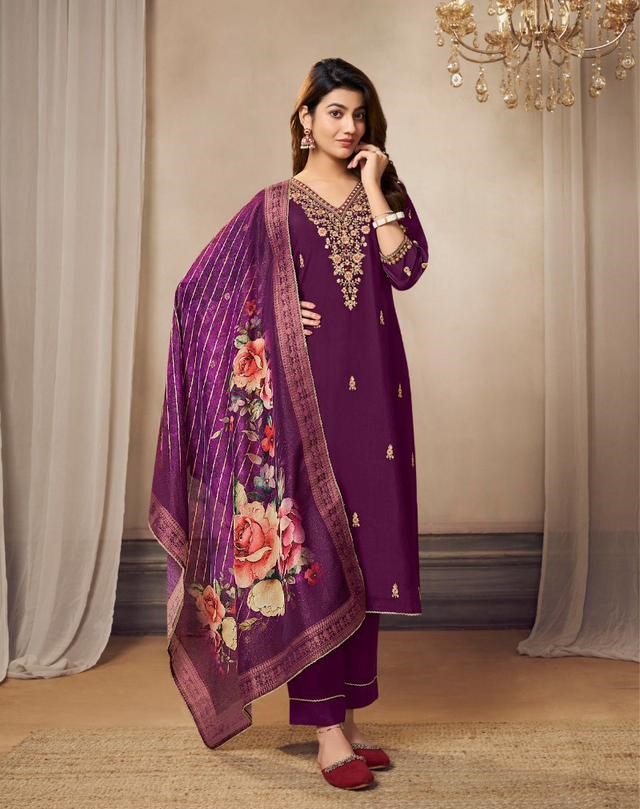 Lable Khoj Gurez Silk Designer Kurti Bottom With Dupatta