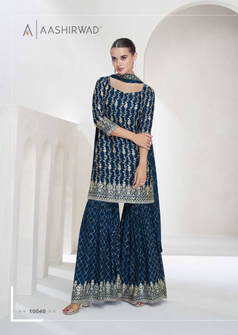 Aashirwad Vamika Embroidery Salwar Kameez Collection