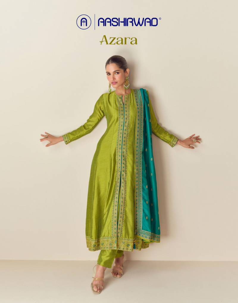 Aashirwad Azara Designer Silk Salwar Kameez Collection
