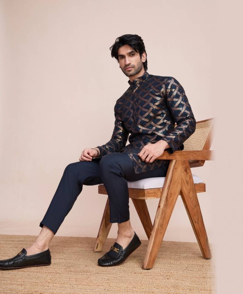 Shubhvastra Tradition Silk Embroidered Kurta Mens Collection