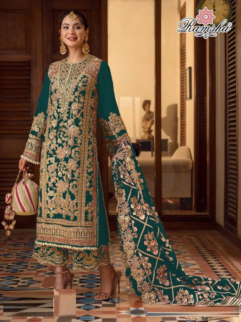 Ramsha R 1151 E To H Ready Made Pakistani Suits Collection