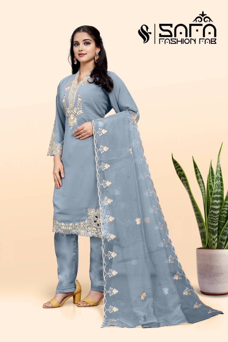 Safa Fashion Fab 1319 Desiger Ready Made Pakistani Suit Collection