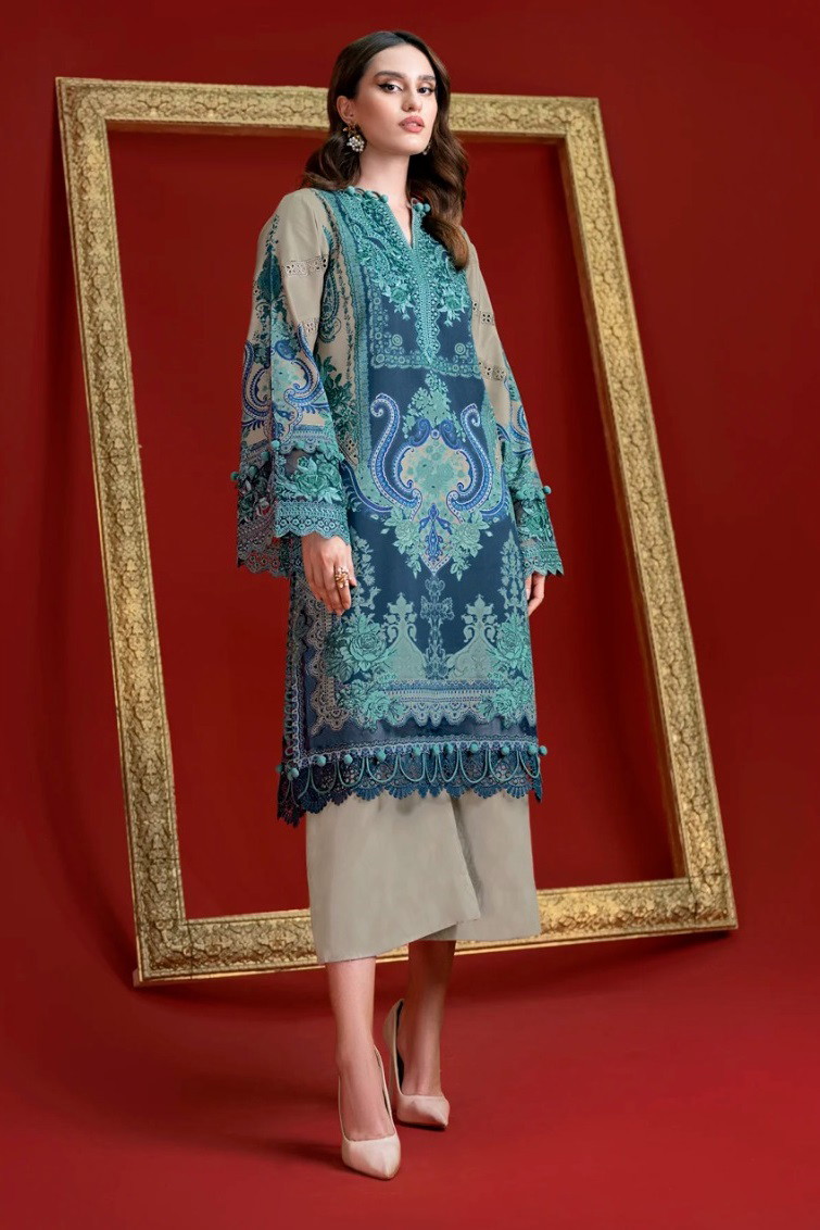 Taj 415 Pakistani Salwar Suits Cotton Dupatta