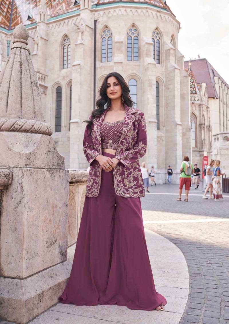 Sayuri Jannat Gold Premium Designer Indo Western Collection