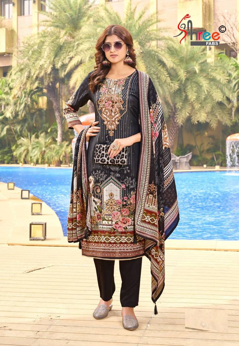 Shree Kt 142 Designer Printed Salwar Suits Collection