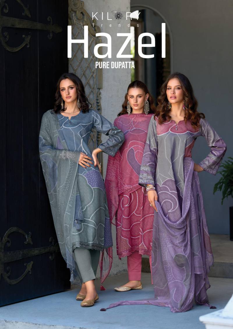 Kilory Hazel Cotton Printed Dress Material Collection