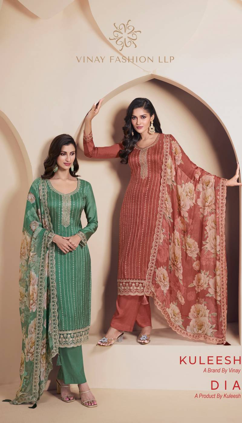 Vinay Kuleesh Dia Designer Salwar Kameez Collection