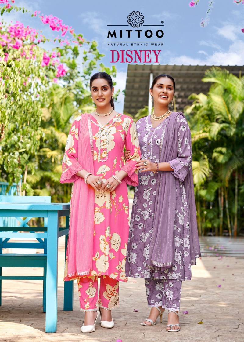 Mittoo Disney Fancy Printed Kurti Bottom With Dupatta