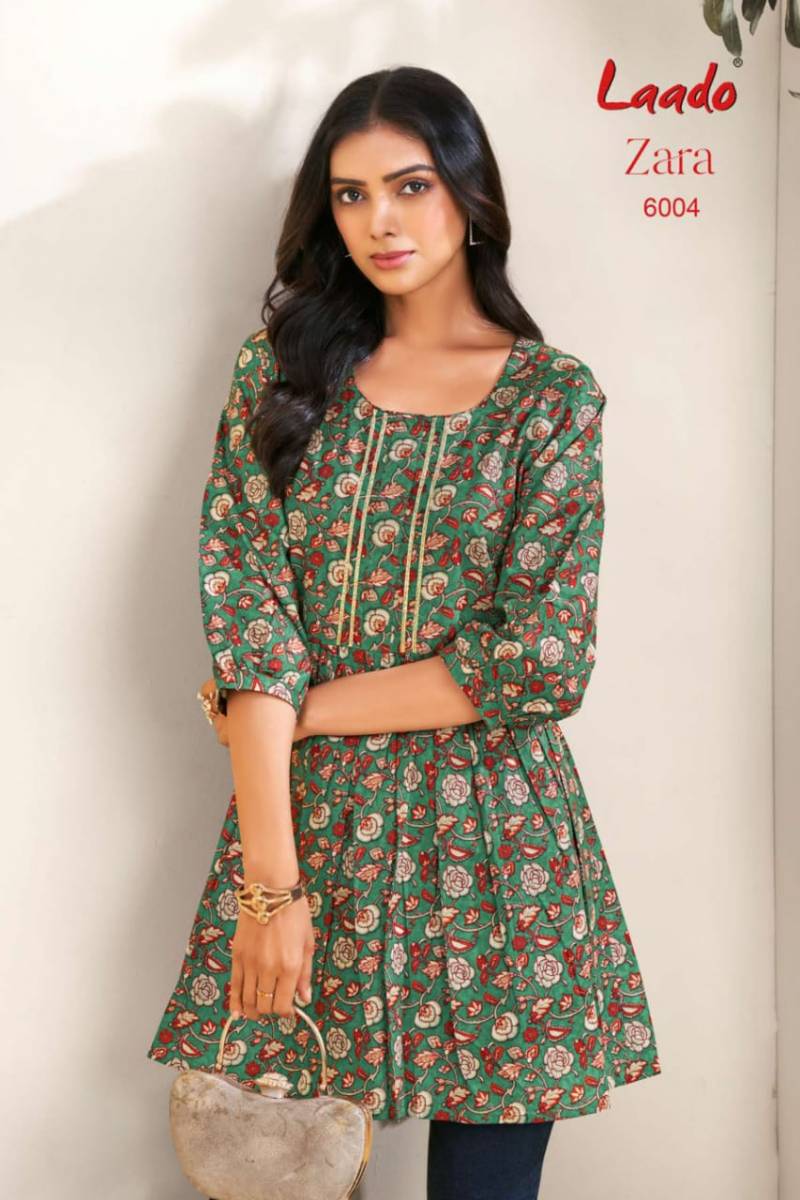 Laado Zara Vol 6 Cotton Ladies Top Collection