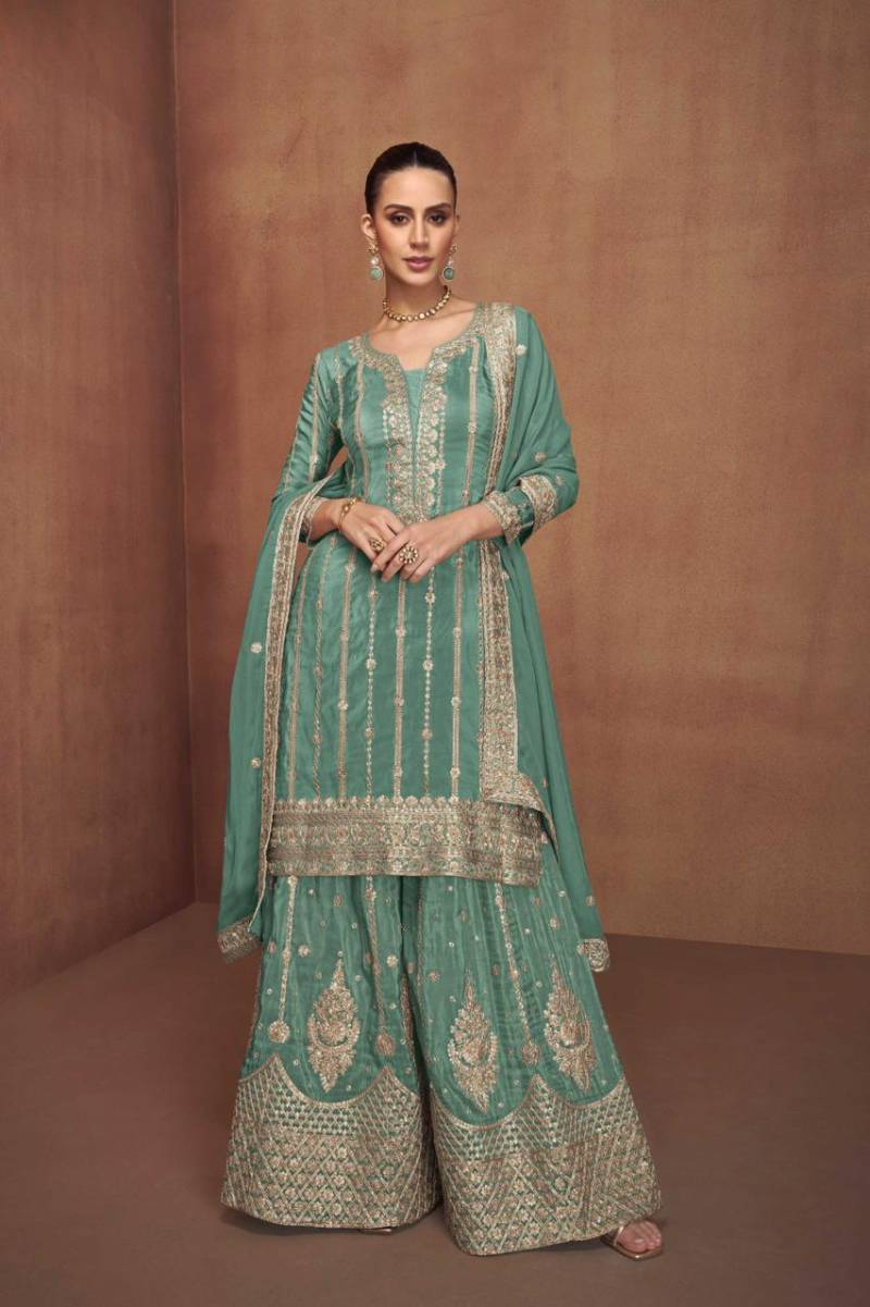 Gulkayra Saloni Shimmer Designer Suits Collection