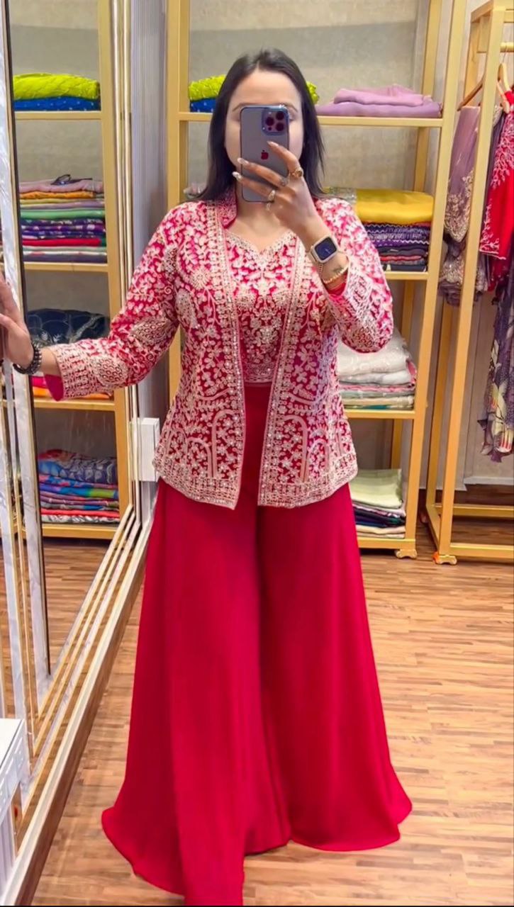Bt 7071 Designer Embroidered Indo Western Dress Collection