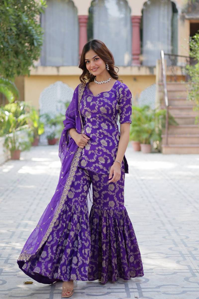 Luna Vol 10 Embroidered Georgette Salwar Suits Collection