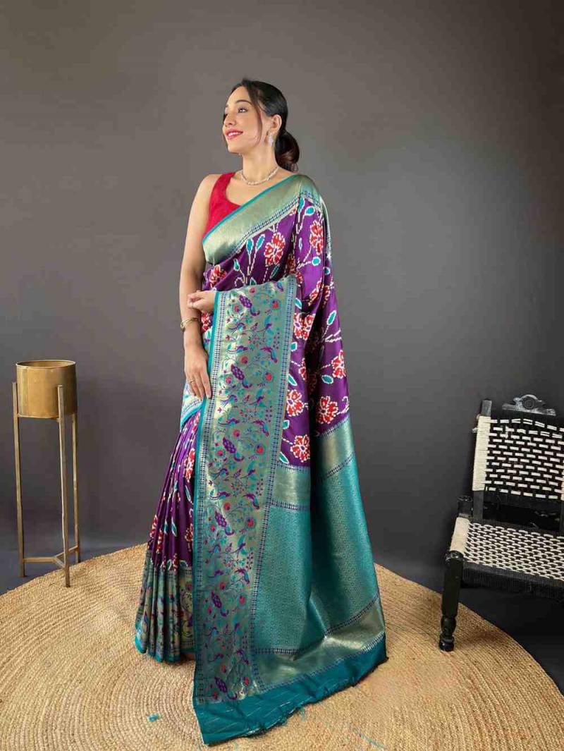 Kc 3077 Latest Soft Silk Patola Saree Collection