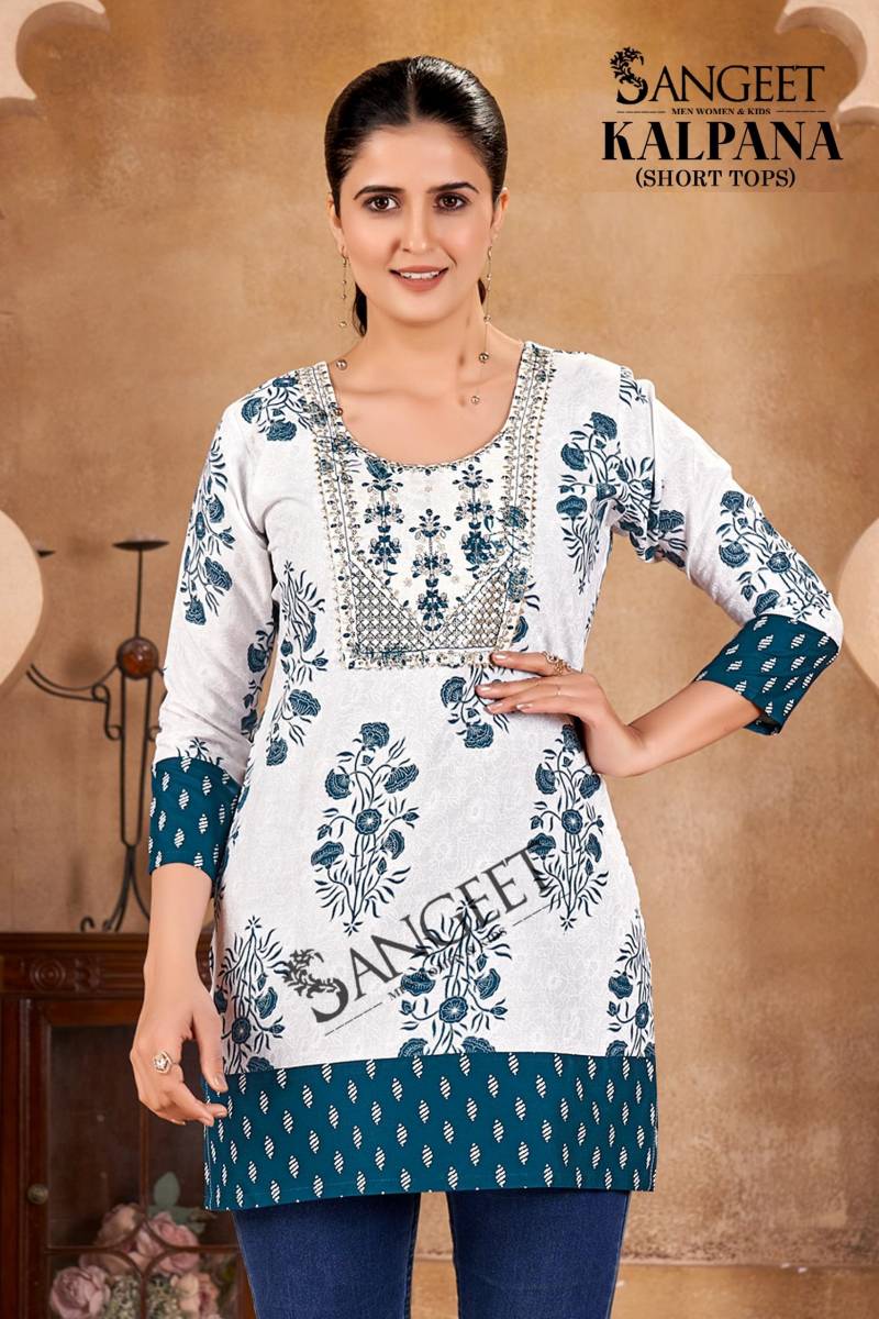 Sangeet Kalpana 2 Designer Embroidery Kurti Collection