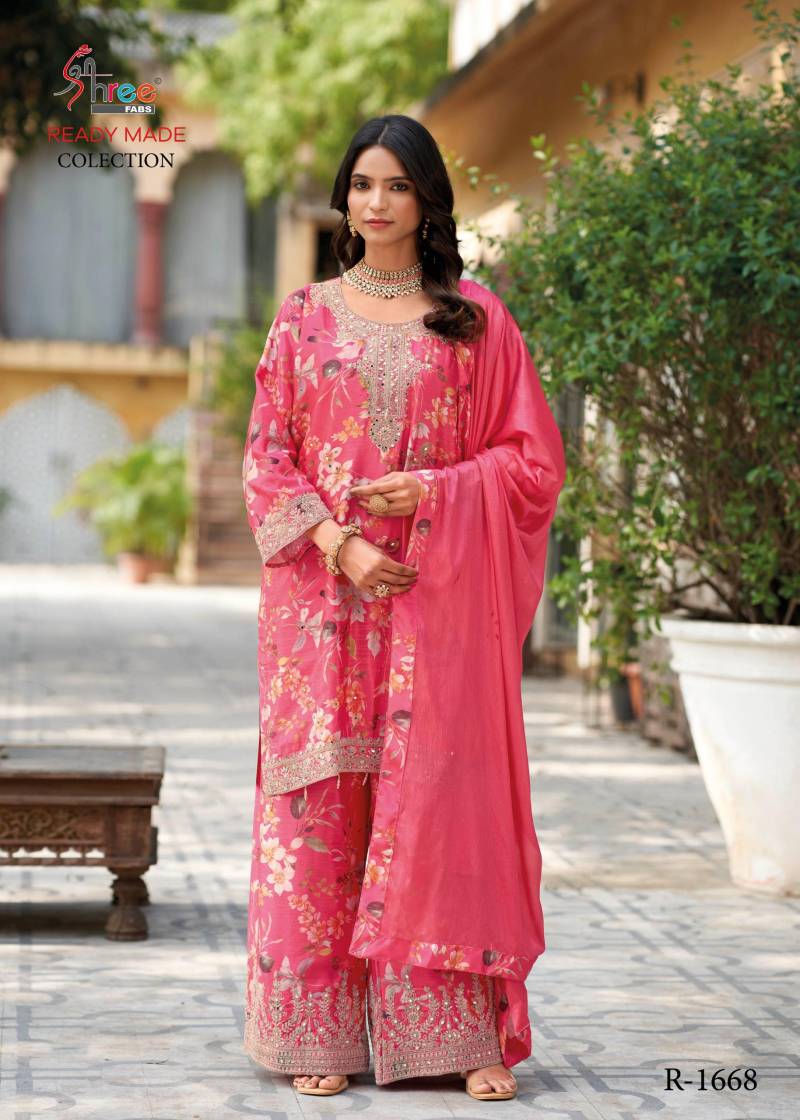 Shree R 1668 Pakistani Ready Made Salwar Suits Collection