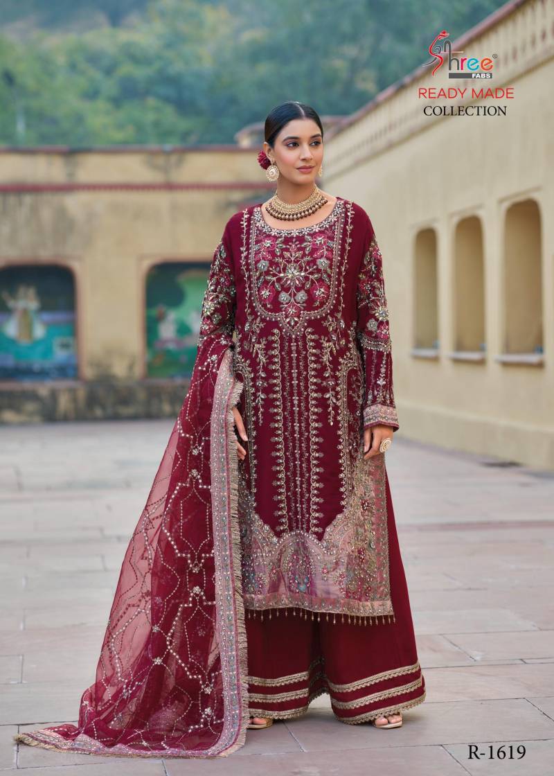 Shree R 1619 Pakistani Ready Made Salwar Suits Collection