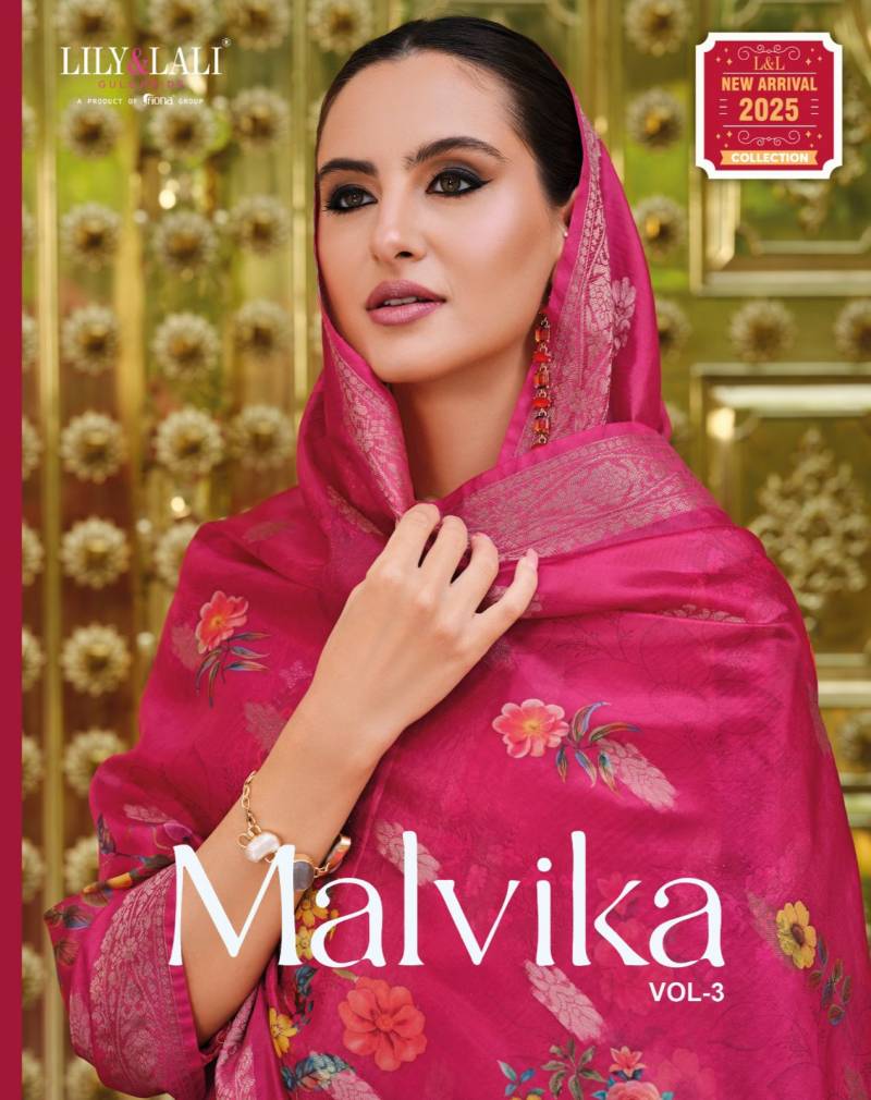 Lily And Lali Malvika Vol 3 Designer Kurti Botttom With Dupatta