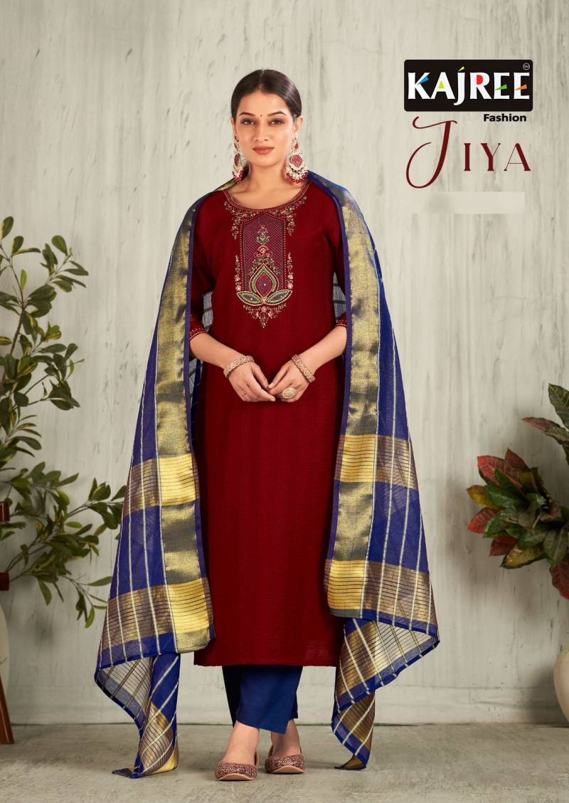 Kajree Jiya Designer Kurti Bottom With Dupatta Collection
