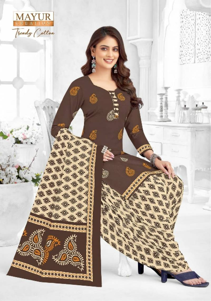 Mayur Trendy Cotton Vol 4 Daily Wear Dress Material Collection
