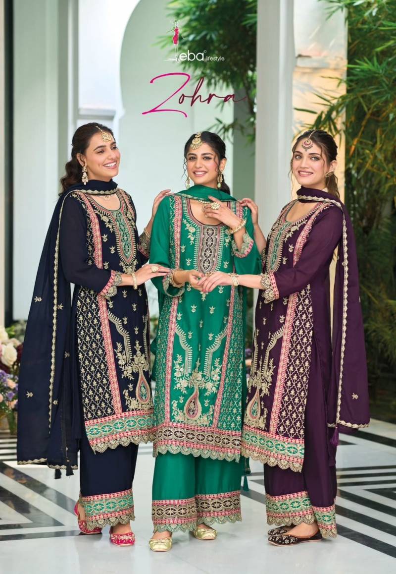 Eba Zohra Embroidered Ready Made Salwar Suits Collection