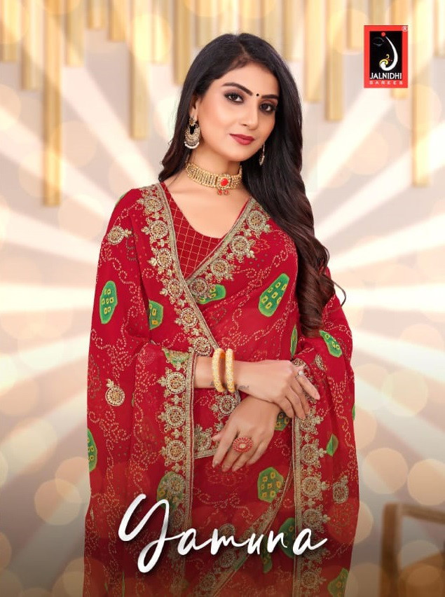 Jalnidhi Yamuna Bandhani Saree Collection
