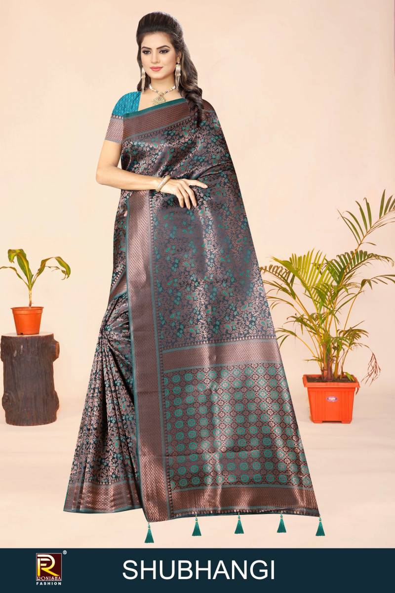 Ronisha Shubhangi Designer Silk Saree Collection