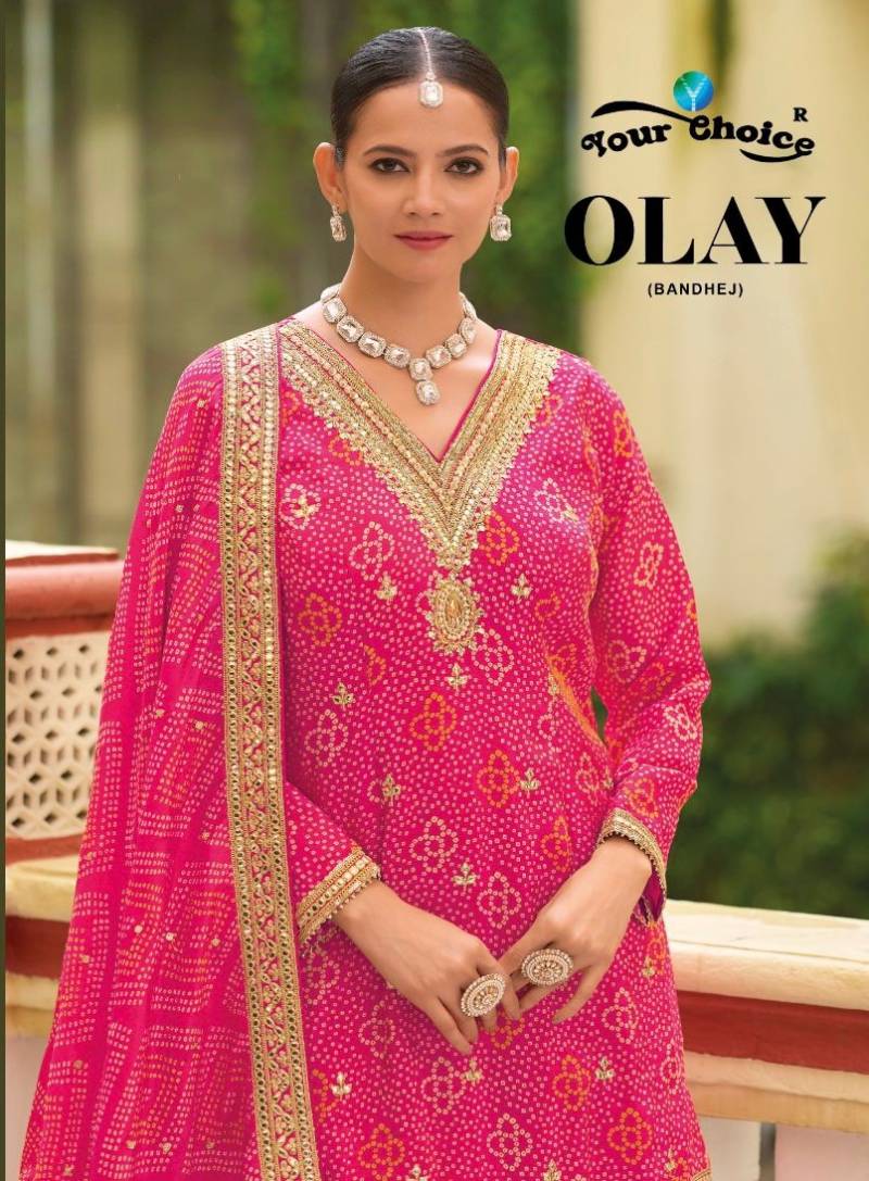 Your Choice Olay Chinon Designer Salwar Kameez Collection