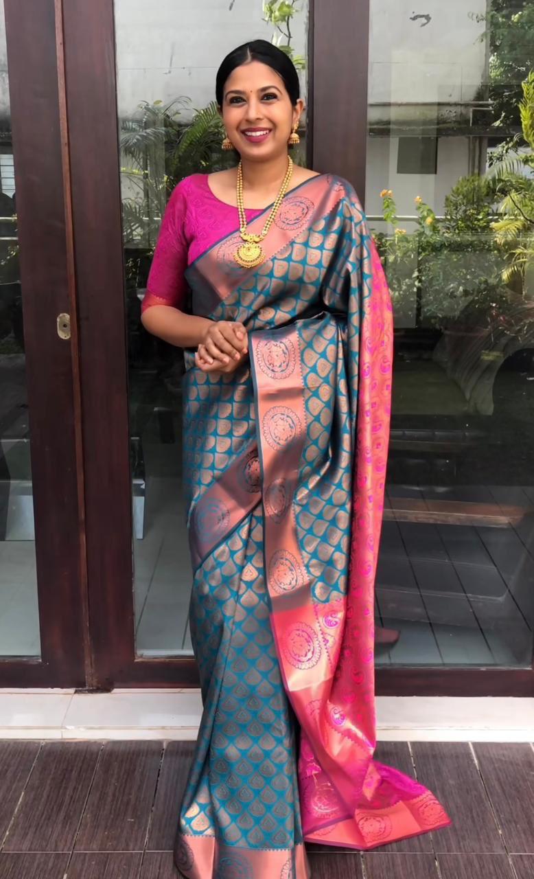 Silk 4065 Traditional Soft Lichi Silk Saree Collection