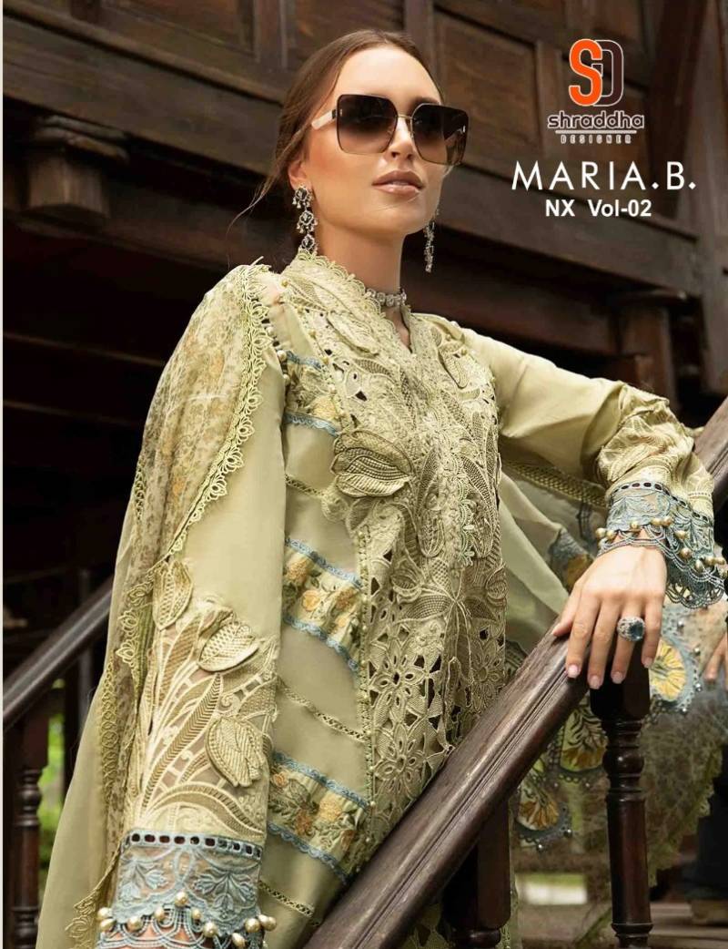 Shraddha Maria B lawn Vol 2 Embroidered Pakistani Suits Collection