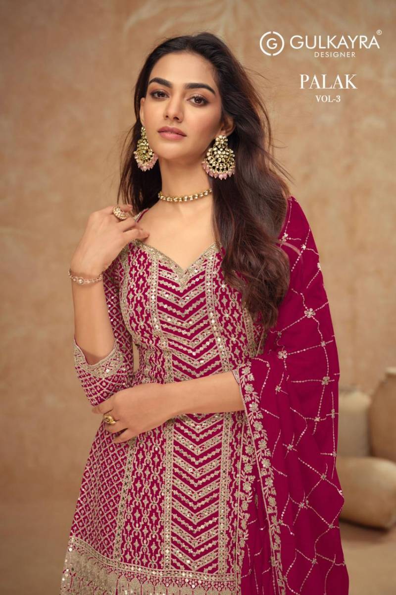 Gulkayra Palak Vol 3 Designer Salwar Suits Collection