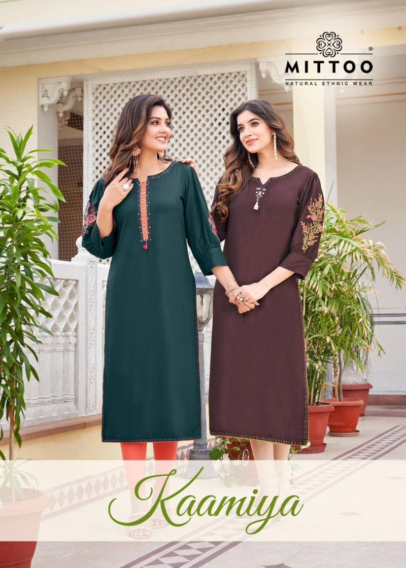 Mittoo Kaamiya Casual Daily Wear Kurti Collection