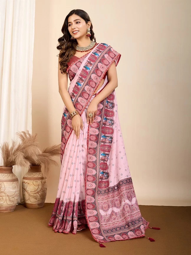 Maahi 166 Beautiful Maslin Designer Saree Collection