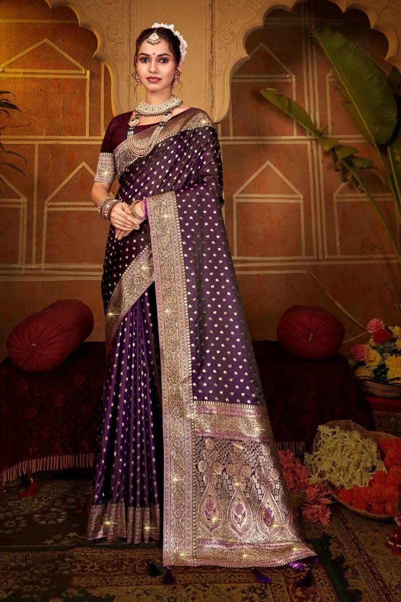 Saroj Gangavati Satin Vol 2 Wedding Silk Saree Collection